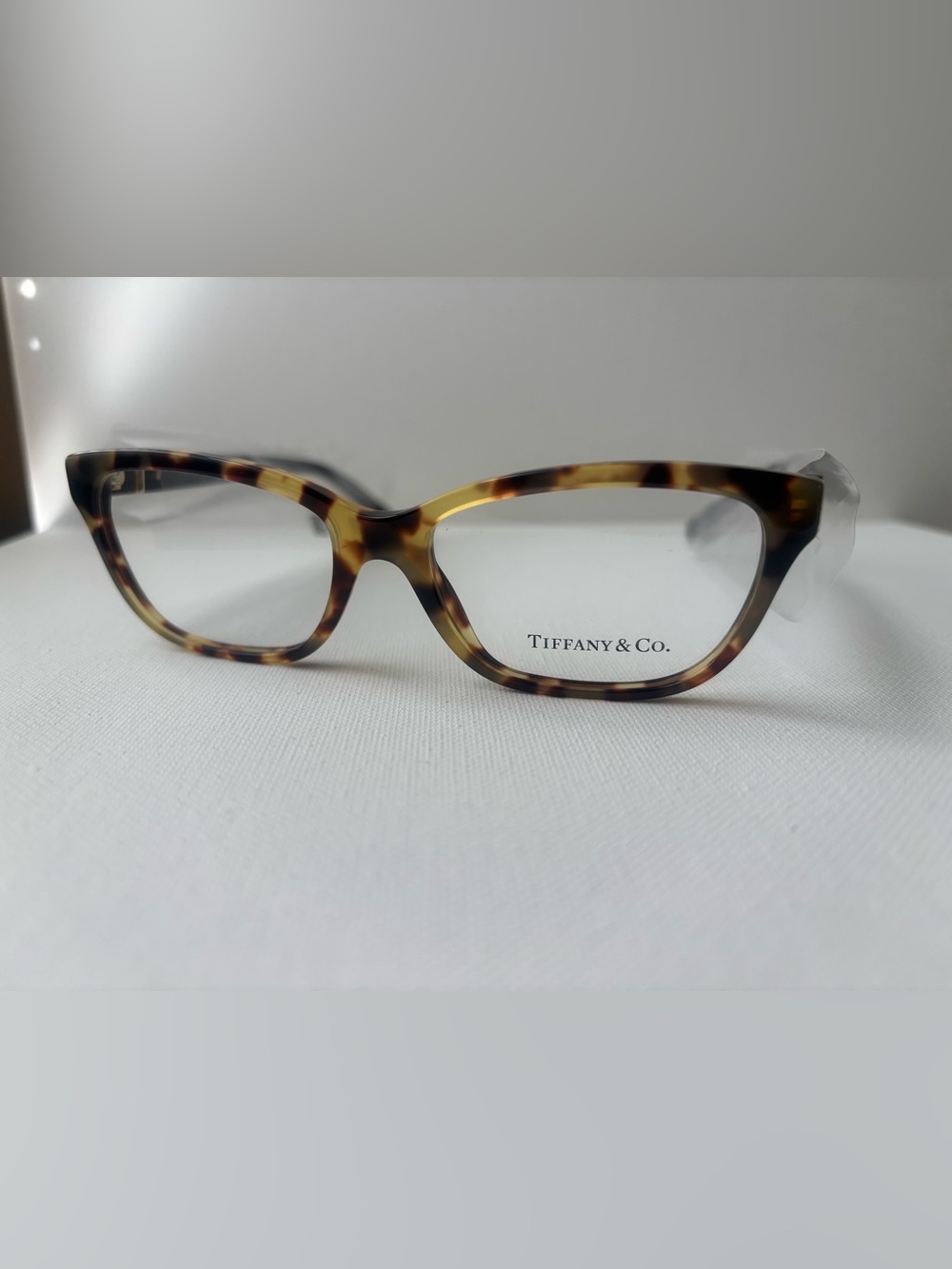 Tiffany & Co. Women's Tortoiseshell Pattern Eyeglasses - Brown & Amber
